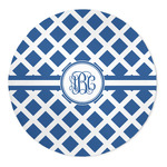 Diamond 5' Round Indoor Area Rug (Personalized)