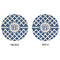 Diamond Round Linen Placemats - APPROVAL (double sided)