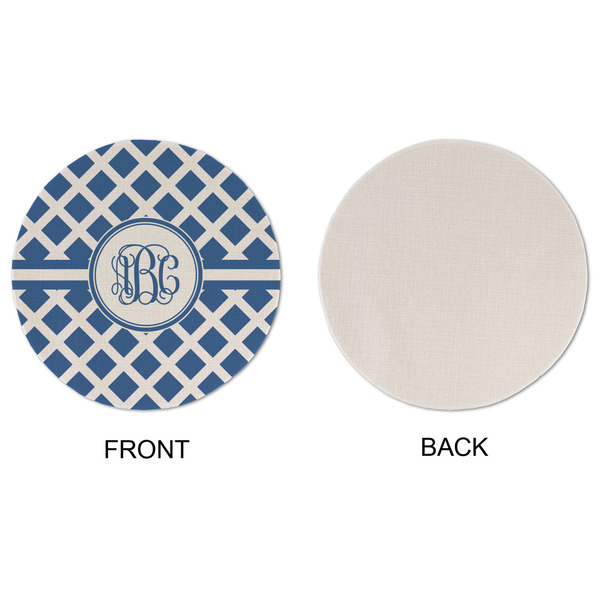 Diamond Round Linen Placemats - APPROVAL (single sided)