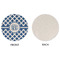 Diamond Round Linen Placemats - APPROVAL (single sided)