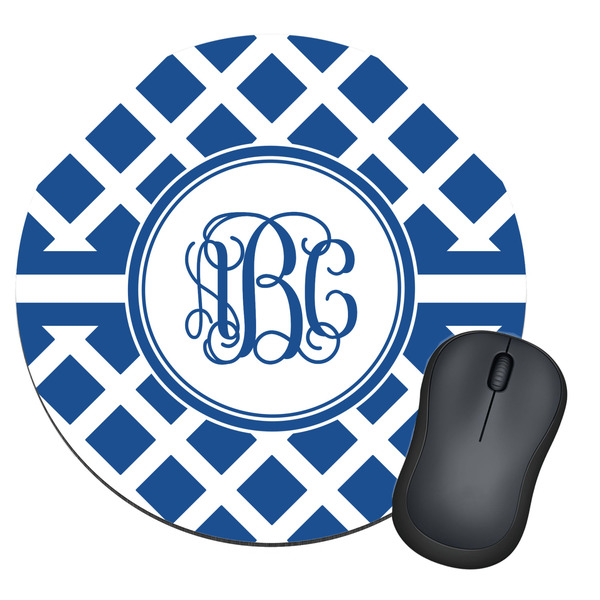 Custom Diamond Round Mouse Pad (Personalized)