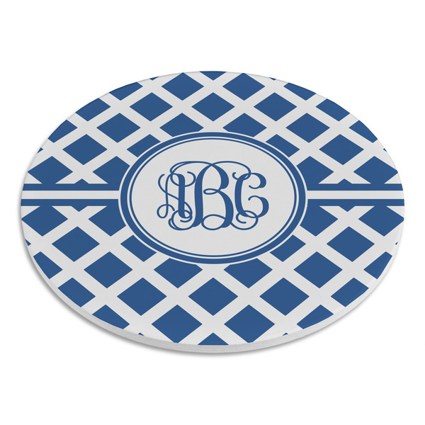 Diamond Round Stone Trivet - Angle View