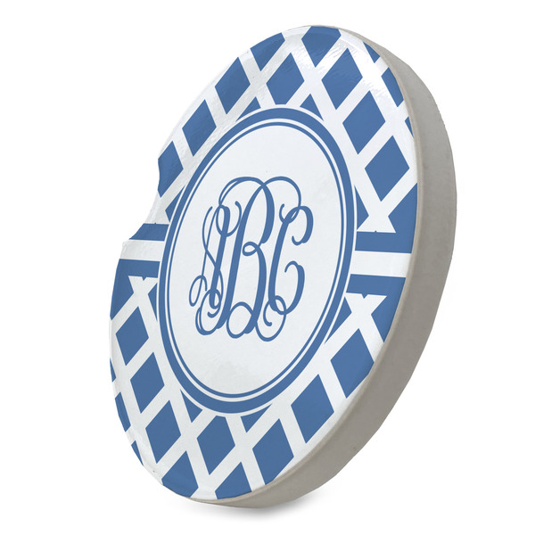 Diamond Sandstone Car Coaster - STANDING ANGLE