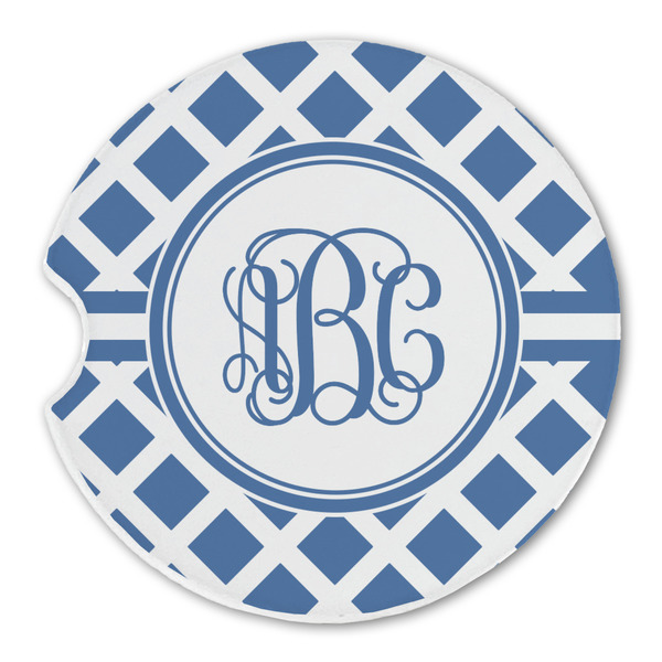 Custom Diamond Sandstone Car Coaster - Single (Personalized)