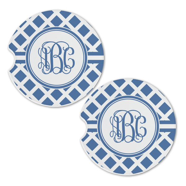 Diamond Sandstone Car Coasters - Set of 2