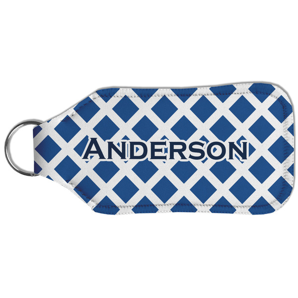 Diamond Sanitizer Holder Keychain - Large (Back)