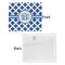 Diamond Security Blanket - Front & White Back View