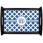 Diamond Black Wooden Tray - Small (Personalized)