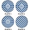 Diamond Set of Lunch / Dinner Plates (Approval)