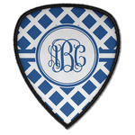Diamond Iron on Shield Patch A w/ Monogram