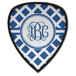 Diamond Iron on Shield Patch A w/ Monogram