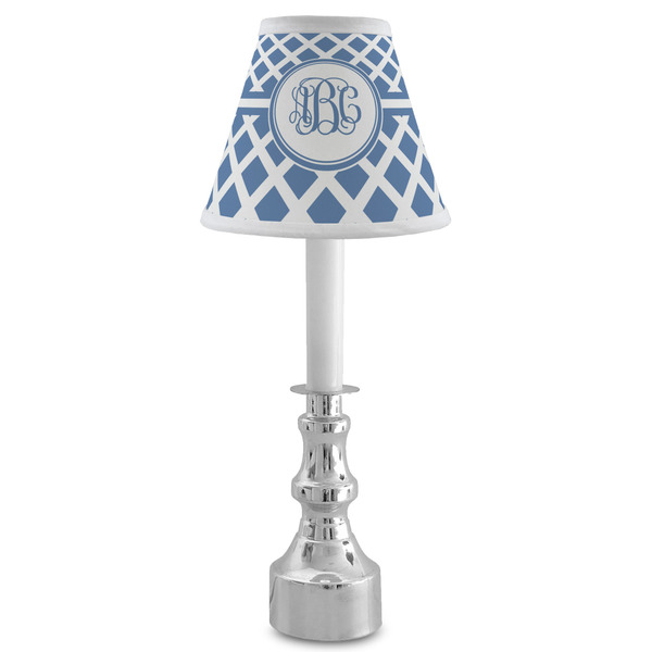 Diamond Small Chandelier Lamp - LIFESTYLE (on candle stick)