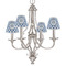Diamond Small Chandelier Shade - LIFESTYLE (on chandelier)