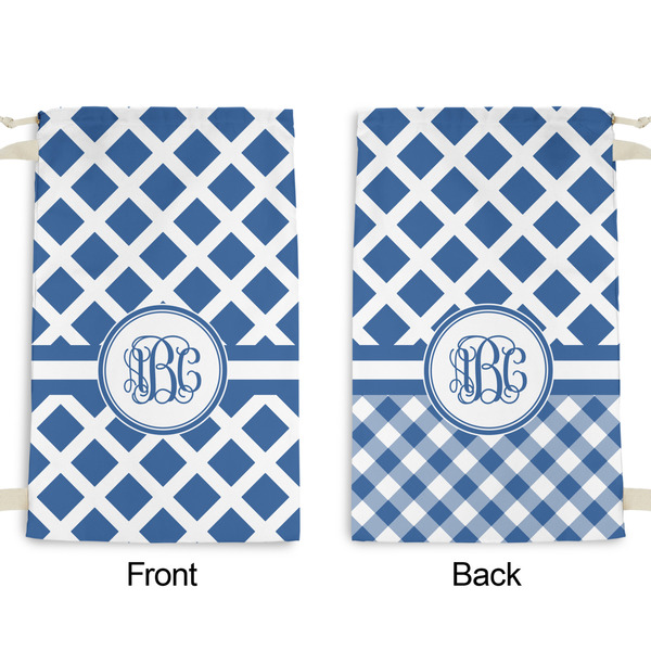 Diamond Small Laundry Bag - Front & Back View