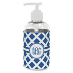 Diamond Plastic Soap / Lotion Dispenser (8 oz - Small - White) (Personalized)
