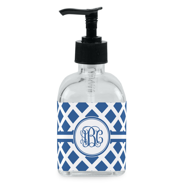 Custom Diamond Glass Soap & Lotion Bottle - Single Bottle (Personalized)
