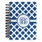Diamond Spiral Notebook - 5x7 w/ Monogram