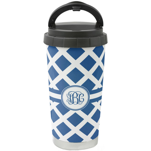 Custom Diamond Stainless Steel Coffee Tumbler (Personalized)