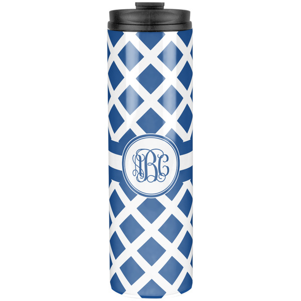 Custom Diamond Stainless Steel Skinny Tumbler - 20 oz (Personalized)