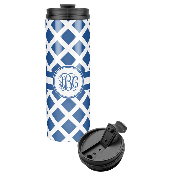Custom Diamond Stainless Steel Skinny Tumbler (Personalized)