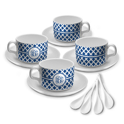 Diamond Tea Cup - Set of 4 (Personalized)