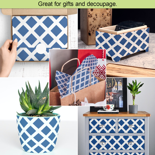 Diamond Tissue Paper - In Use Collage