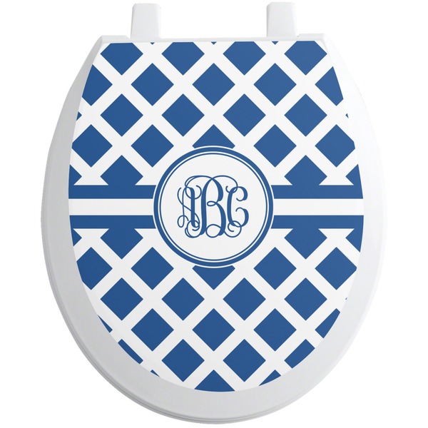 Custom Diamond Toilet Seat Decal (Personalized)