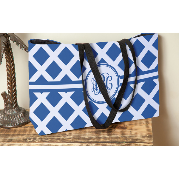 Diamond Tote w/Black Handles - Lifestyle View