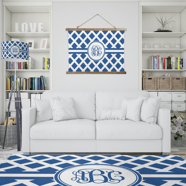 Diamond Wall Hanging Tapestry - IN CONTEXT