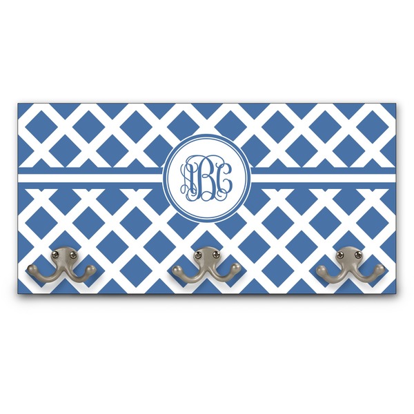 Custom Diamond Wall Mounted Coat Rack (Personalized)