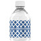 Diamond Water Bottle Label - Back View