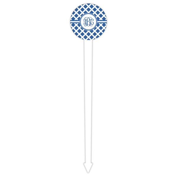 Diamond White Plastic 6" Food Pick - Round - Single Pick