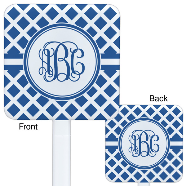 Diamond White Plastic Stir Stick - Double Sided - Approval