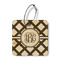 Diamond Wood Luggage Tags - Square - Front/Main