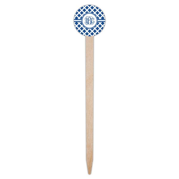 Diamond Wooden 6" Food Pick - Round - Single Pick