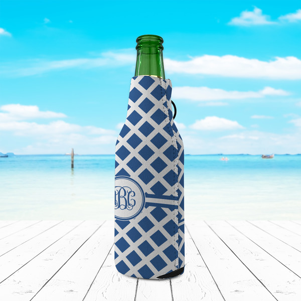 Diamond Zipper Bottle Cooler - LIFESTYLE