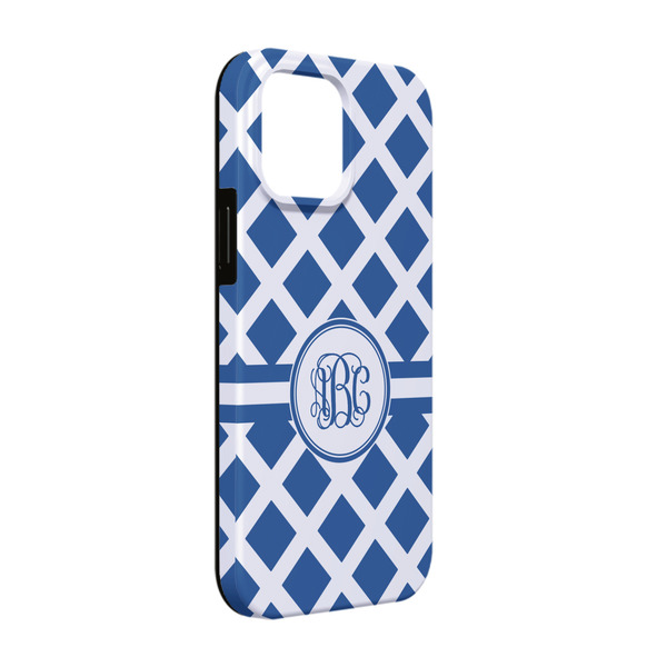 Custom Diamond iPhone Case - Rubber Lined - iPhone 13 (Personalized)