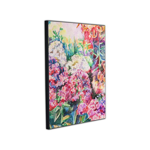 Watercolor Floral 11x14 Wood Print - Angle View