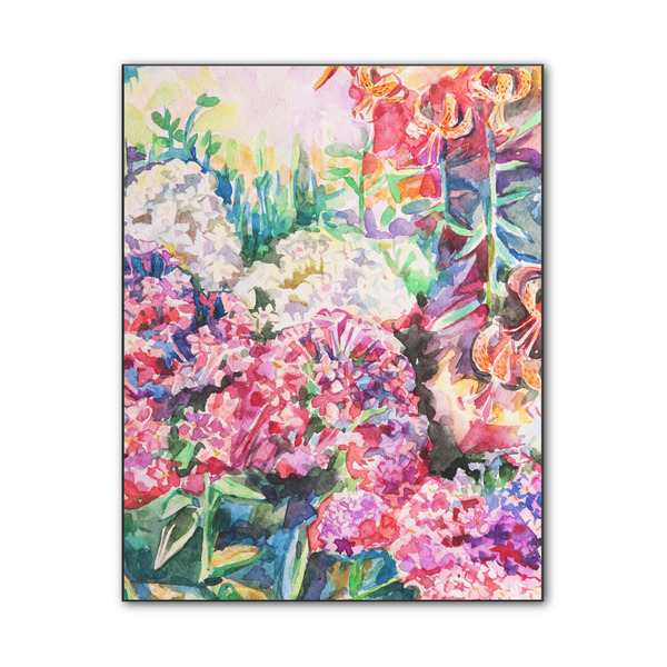 Custom Watercolor Floral Wood Print - 11x14