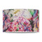 Watercolor Floral 12" Drum Lampshade - FRONT (Poly Film)