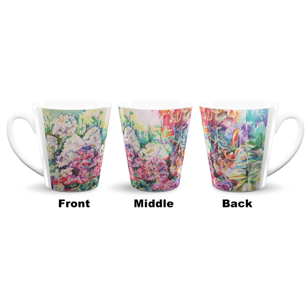 Watercolor Floral 12 Oz Latte Mug - Approval
