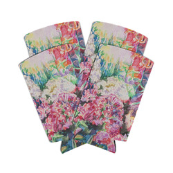 Watercolor Floral Can Cooler (tall 12 oz) - Set of 4