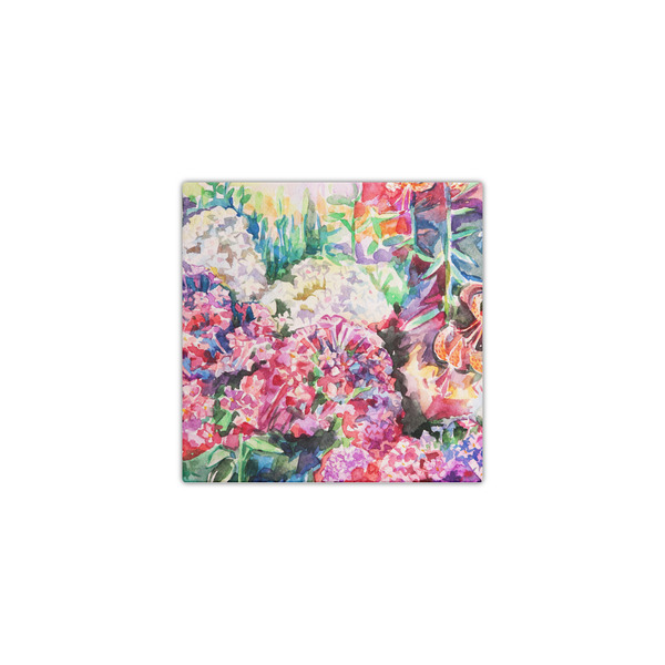 Watercolor Floral 12x12 - Canvas Print - Front View