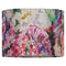 Watercolor Floral 16" Drum Lampshade - FRONT (Fabric)