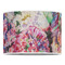Watercolor Floral 16" Drum Lampshade - FRONT (Poly Film)