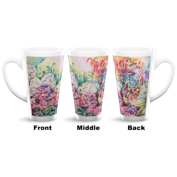 Watercolor Floral 16 Oz Latte Mug - Approval