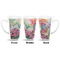 Watercolor Floral 16 Oz Latte Mug - Approval
