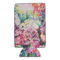 Watercolor Floral 16oz Can Sleeve - Set of 4 - FRONT