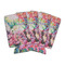 Watercolor Floral 16oz Can Sleeve - Set of 4 - MAIN