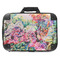 Watercolor Floral 18" Laptop Briefcase - FRONT